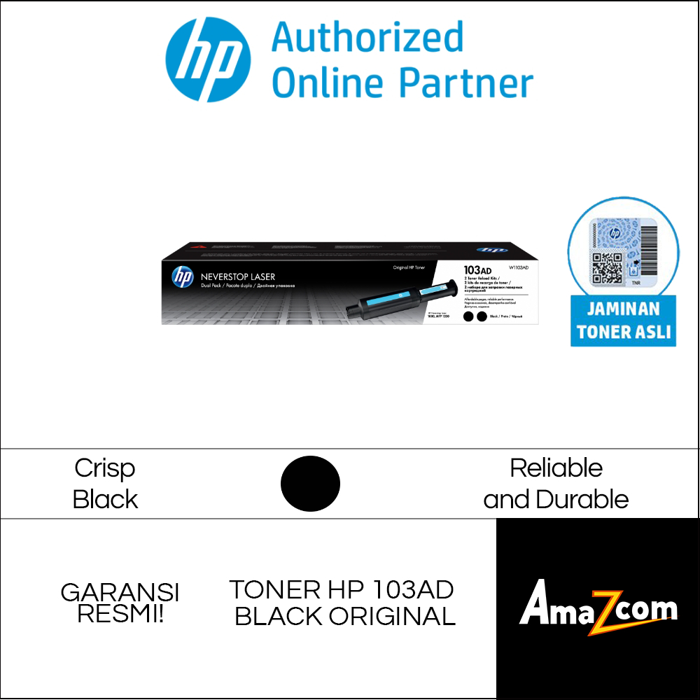 HP Toner Reload Kit 103AD /W1103AD Black Original