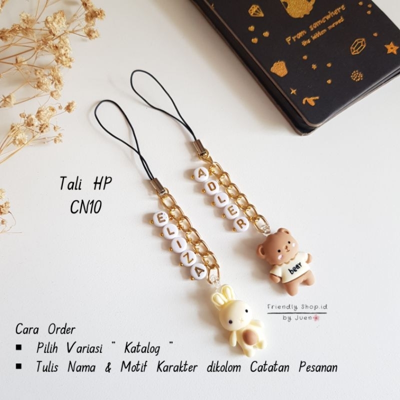 Tali HP Custom Nama CN10 / Gantungan HP / Phone Strap