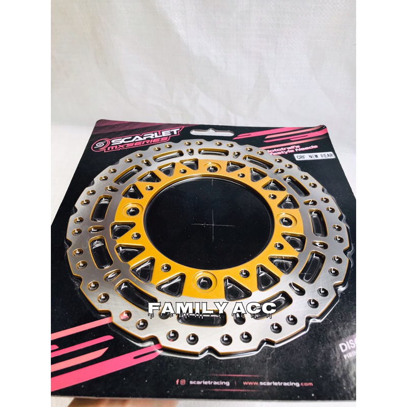 SCARLET RACING - PIRINGAN CAKRAM BELAKANG VARIASI 220MM CRF 150 NEW - ADV 150 - ADV 160 - PCX 160 REAR SCARLET