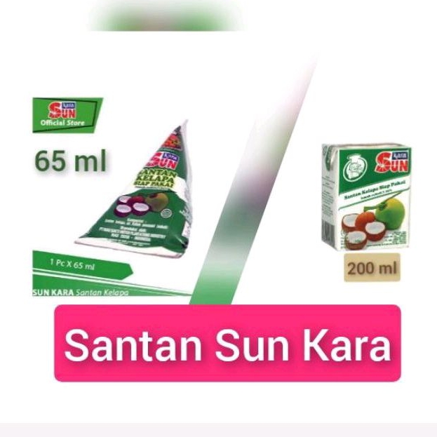 

Santan Sun Kara 65 ml & 200 ml.