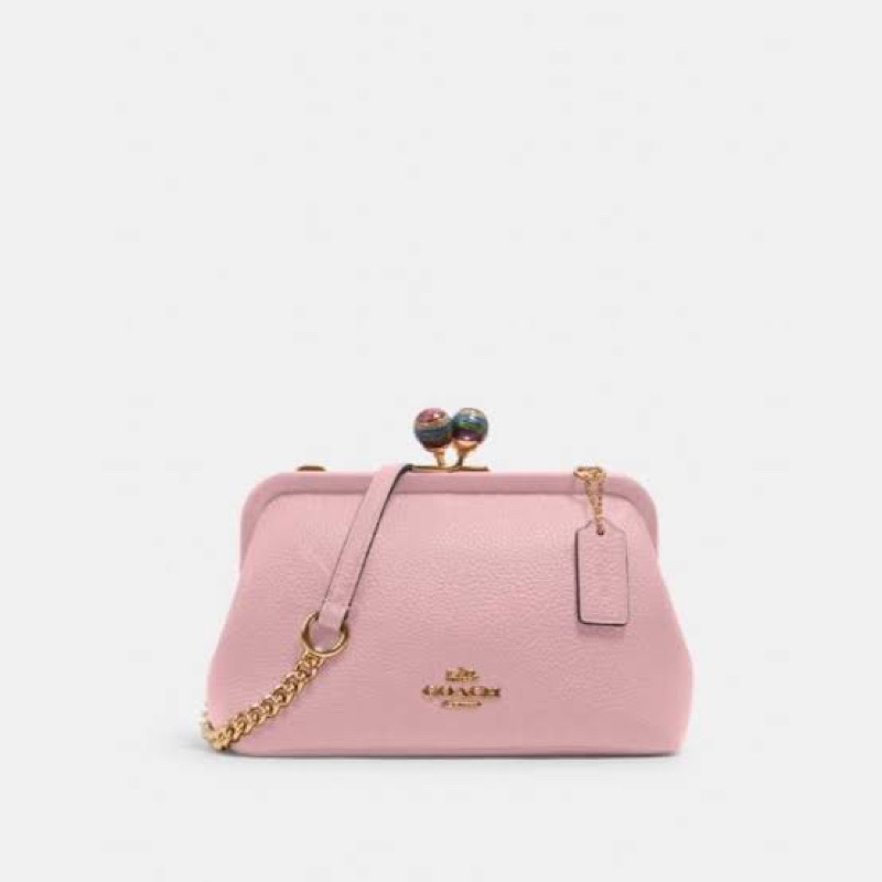 COACH NORA KRISSLOCK CROSSBODY BAG PINK PRELOVED