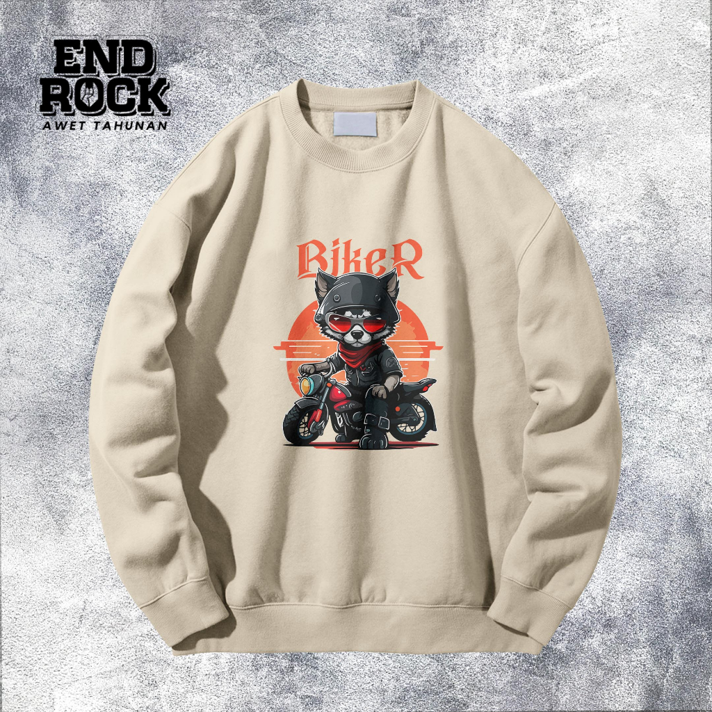 Crewneck Original Endrock Tema Bikker Puppy  DTFS167