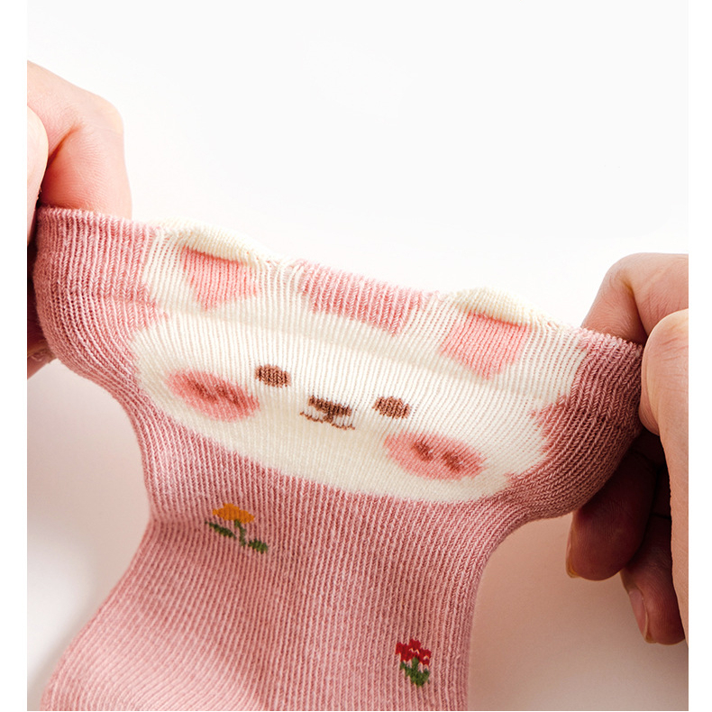 (1-8 Tahun)Katun murni Baby Kaos Kaki Anak Motif  Bayi Karakter Kaus Kaki Karakter perempuan Kaos Kaki Bayi kaki anak laki laki Socks Lucu Kartun  Motif Import
