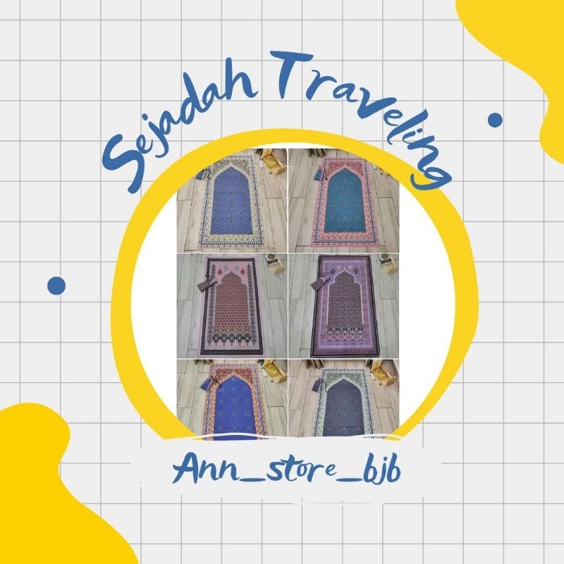 SAJADAH TRAVEL SEJADAH TRAVELING POUCH SOUVENIR UMROH SEJADAH JUMBO SAJADA