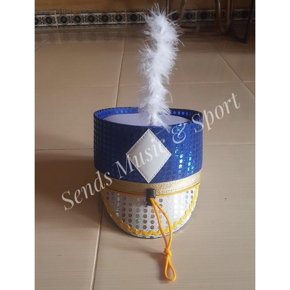 TOPI MAYORET TOPI PASUKAN MARCHING BAND DRUMBAND TK SD SMP SMA