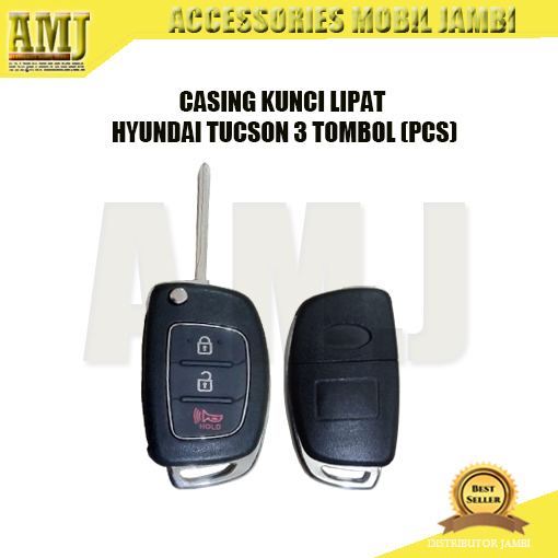 CASING KUNCI LIPAT HYUNDAI TUCSON 3 TOMBOL (PCS)