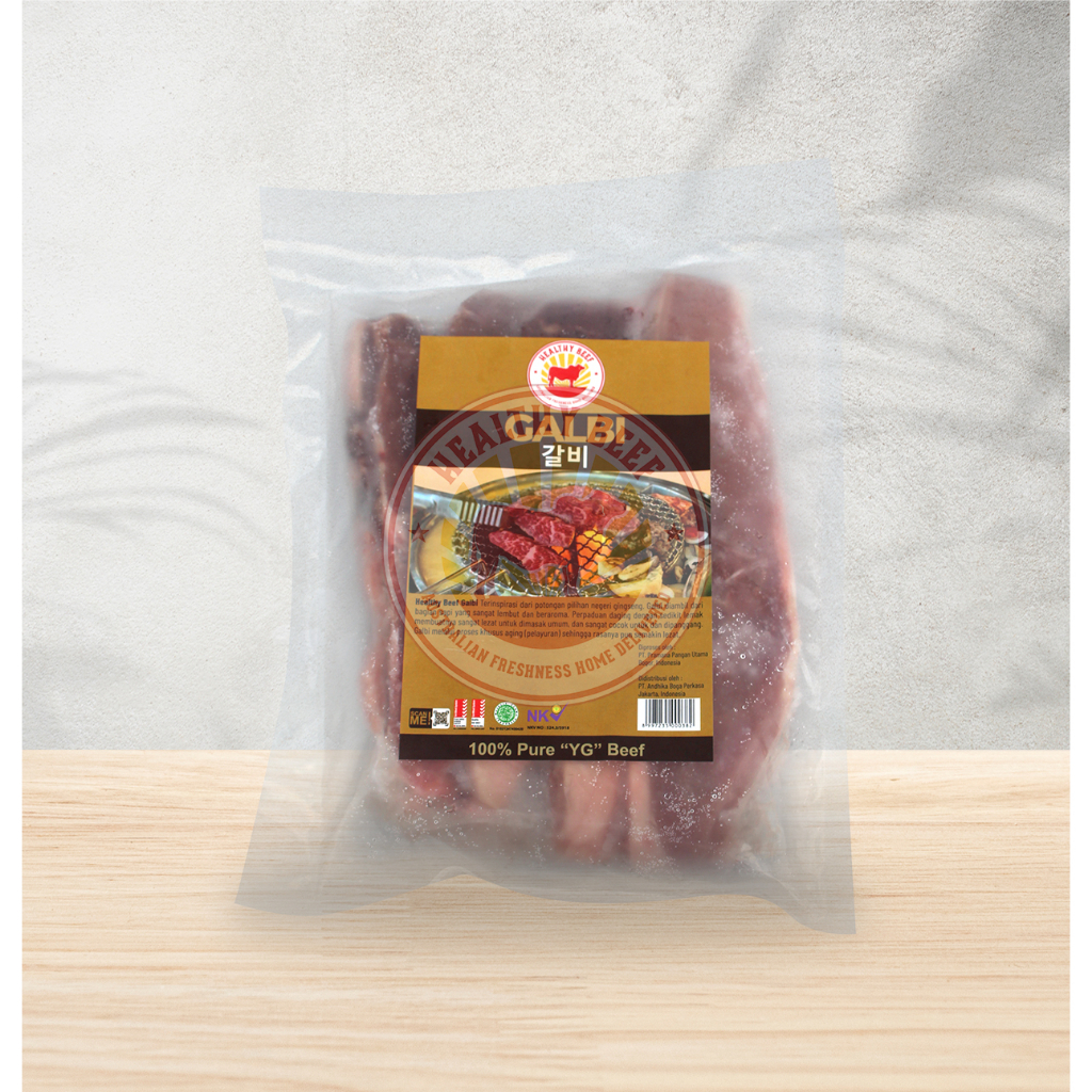 

Galbi Healthy Beef, Daging Sapi Australia 500gr