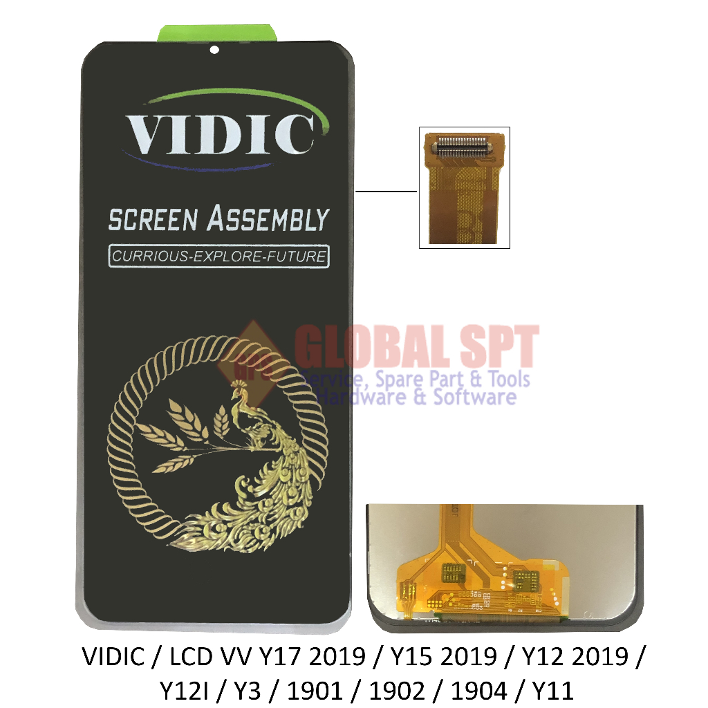 VIDIC / LCD TOUCHSCREEN VIVO Y17 2019 / Y15 2019 / Y12 2019 / Y12I / Y3 / VIVO 1901 / 1902 / 1904 / Y11