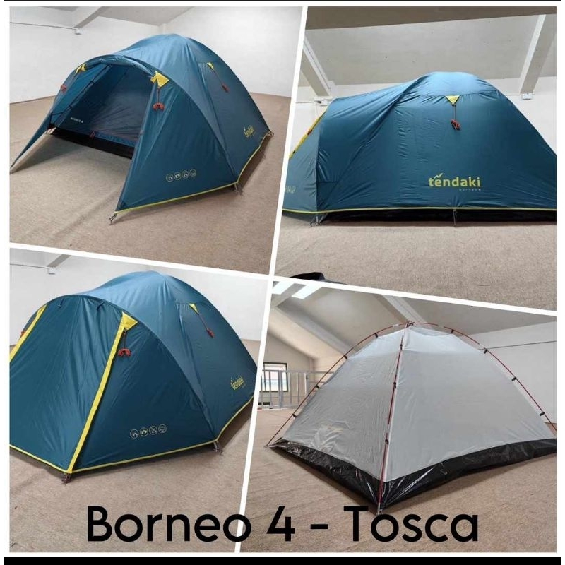 Tenda Borneo 4 Tendaki *Tenda NSM 4.0*Tenda moluccas 4 pro Tenda camping tenda kapasitas 4 org origi