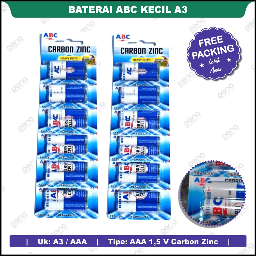 Baterai ABC/baterai remot/batu remot/BATU AAA