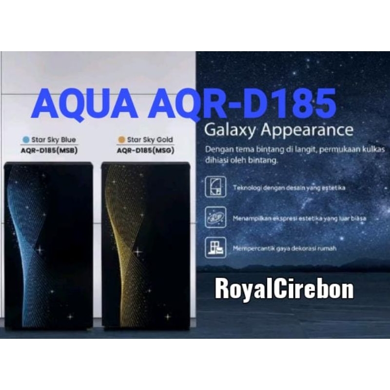 KULKAS AQUA 1 PINTU AQRD-185MSG/MSB 180LITER UNTUK KOTA CIREBON