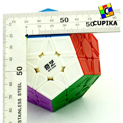 Rubik Qiyi Megaminx Stickerless sculpture Speed 3x3 Qiheng