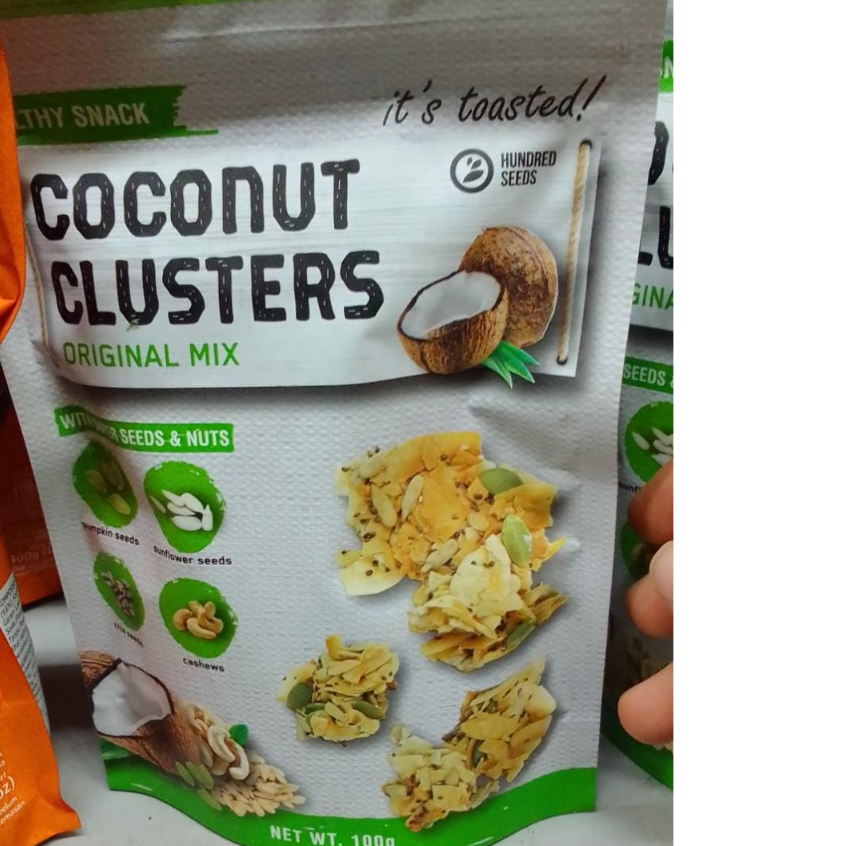 

Coconut Clusters Original Mix 100 Gram | Healthy Snack