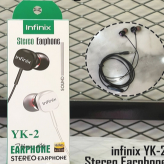 HEADSET EARPHONE HANDSFREE INFINIX YK 2 / HF INFINIX EXTRA BASS TERMURAH