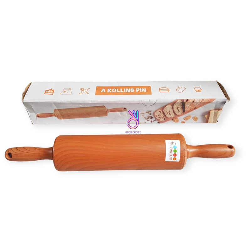 ROLLER PENGGILAS ADONAN KUE / CETAKAN KUE / ROLLPIN PERATA ADOANAN BAHAN KAYU