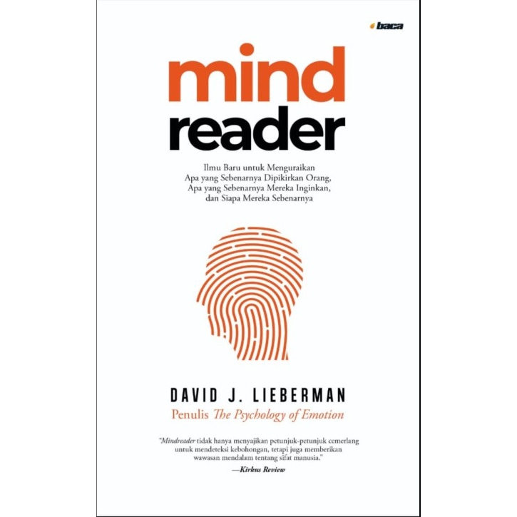 MINDREADER - David J Lieberman (ORIGINAL)
