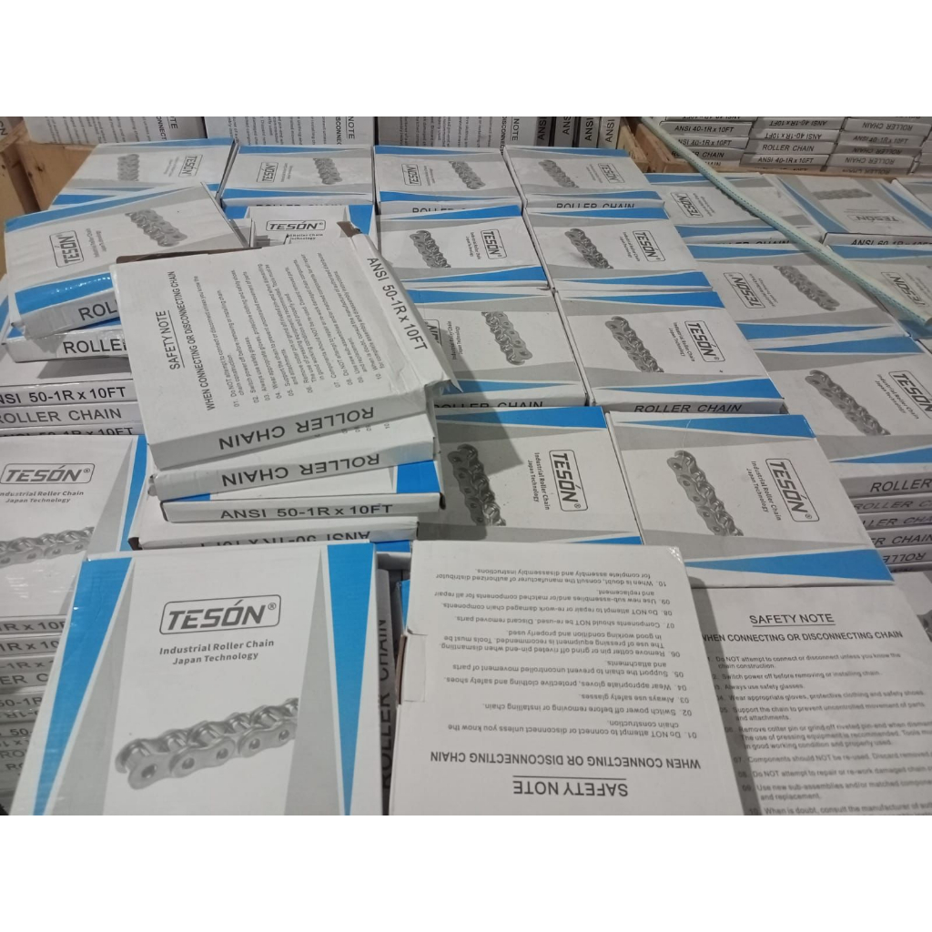 RANTAI RS 40 / ROLLER CHAIN RS 40 SINGLE TESON