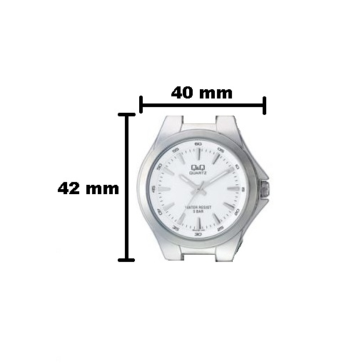 Jam Tangan Pria Classic Casual Business Rantai Stainless Steel Analog Original Q&amp;Q QnQ QQ Q618 Q618J Series