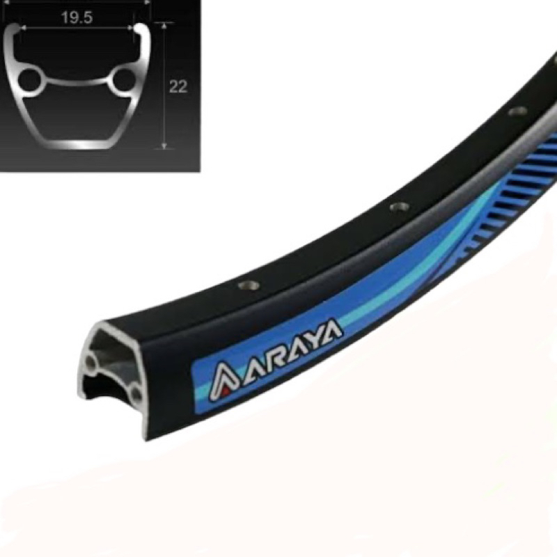 Velg araya 26 type 925B doublewall 32hole