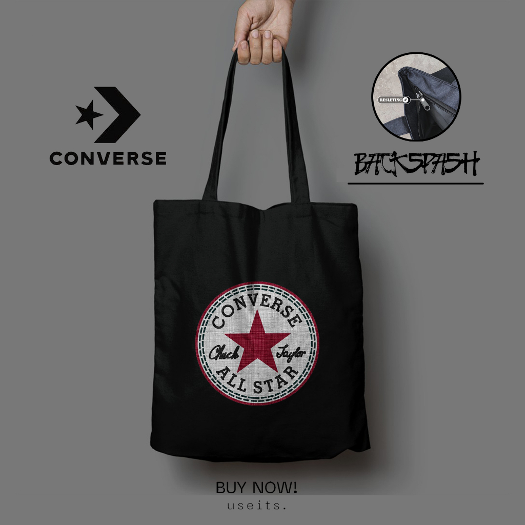 Totebag Tas Converse Custom Pria Wanita