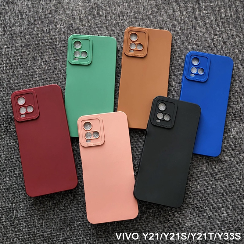 Softcase VIVO Y21 VIVO Y21S VIVO Y21T VIVO Y33S VIVO Y73 VIVO Y75 5G VIVO Y55 5G VIVO T1 5G Case 3D Pro Camera Gel Silika Casing