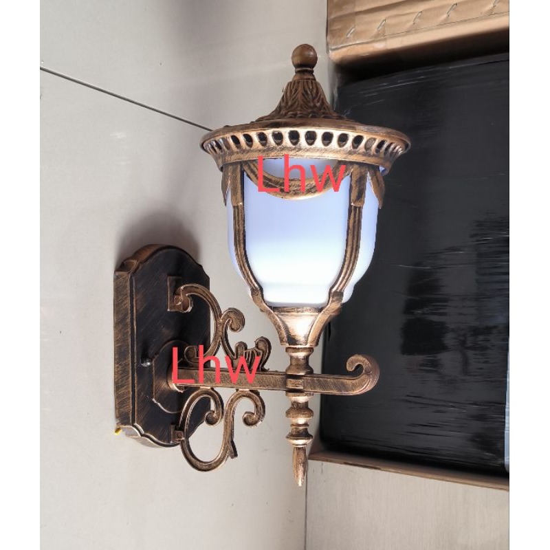 Lampu dinding klasik outdoor indoor dekorasi taman,balkon,cafe,hotel,resto 1005c