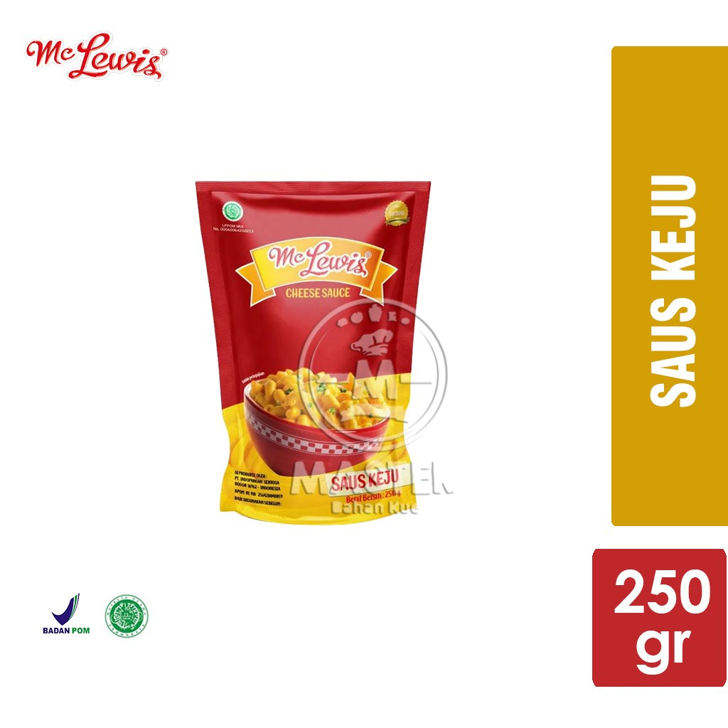 

Saus Keju Mc Lewis / Cheese Sauce [ Pouch 250 gr]