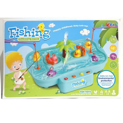 Mainan Anak Pancingan Ikan Dan Bebek Go Fishing Duck Ada Lampu dan Musik
