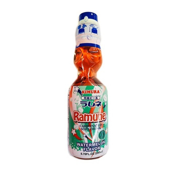 

Kimura Watermelon Ramune / Japanese Carbonated Soft Drink / Semangka 200 Ml