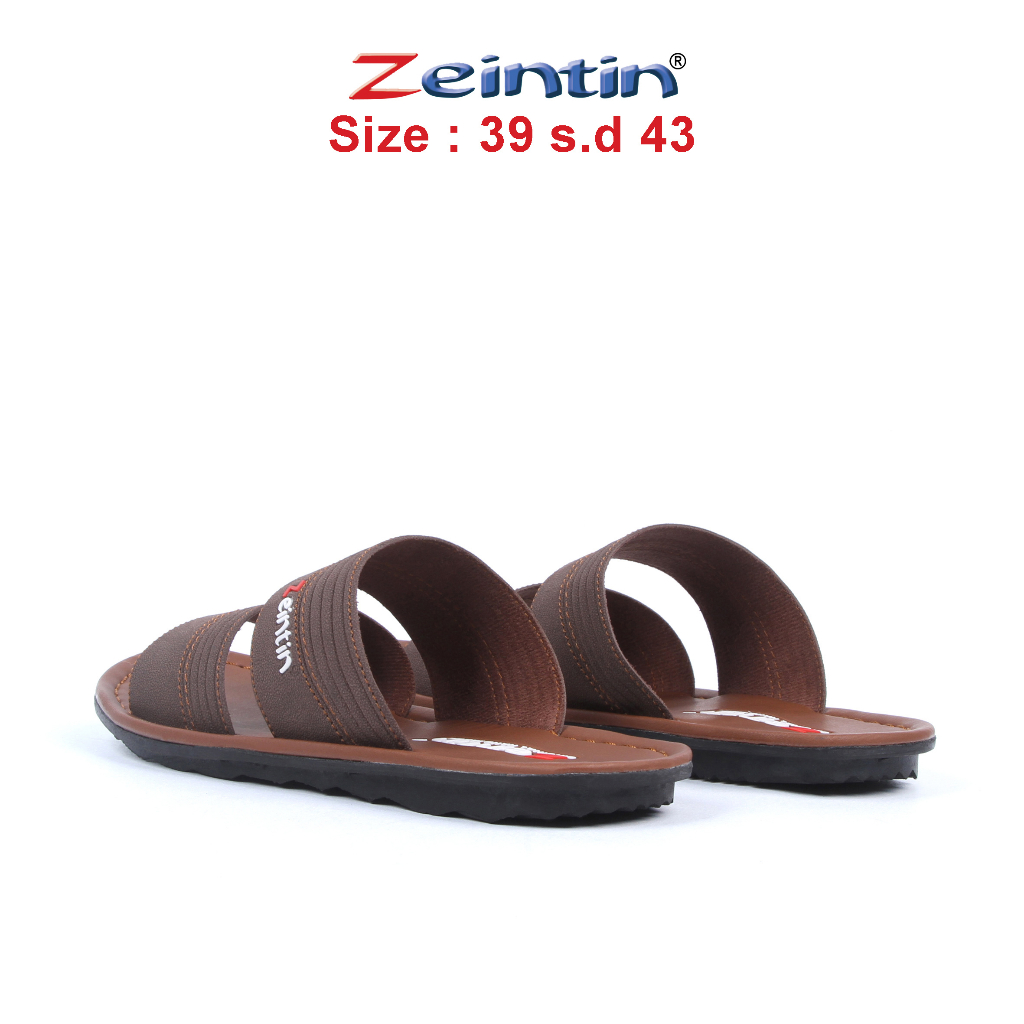 Zeintin - Sandal Pria Kulit Sintetis Sandal Selop  Pria Sendal Slide Pria Sandal Pria Terbaru Zeintin NT