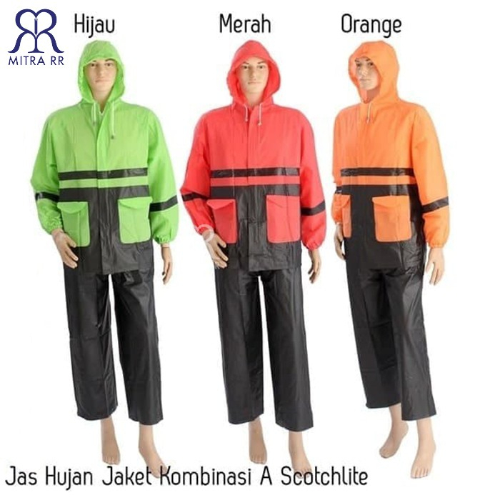 Jas Hujan Gajah Elephant Stelan Jacket Celana Ibex KOMBINASI A Skotlet