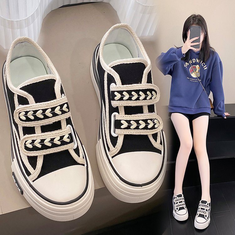 COD POS 175 Sepatu Sneakers Tali Velcro Straps Wanita