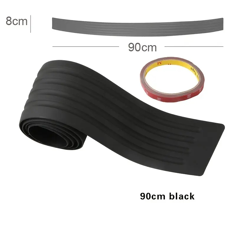 Sill Plate Mobil/Karet Pelindung Bagasi Belakang Universal Bumper Guard Strip