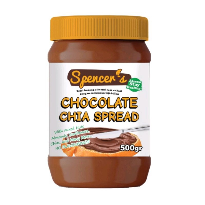 Spencer's Chia Spread Chocolate 500 gr