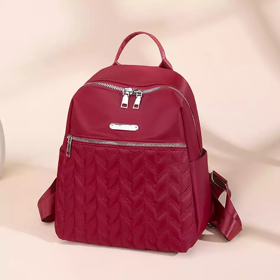 PROMO SALE 7.7 - CHIBAO BESAR POLOS RANSEL WARNA HITAM, MAROON, NAVY, MERAH | RANSEL PRIA/WANITA BERTEKSTUR LEMBUT BERBAHAN KULIT KUAT DAN TEBAL | CHIBAO BESAR MOTIF RANSEL