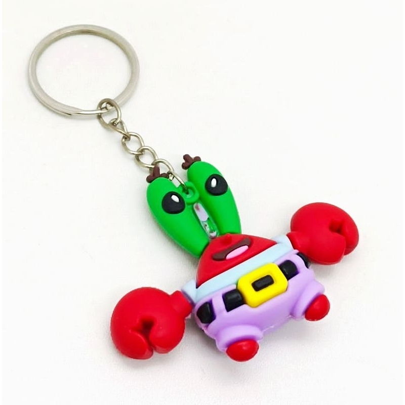 Spongebob Keychain Gantungan Kunci Sponge Bob Gantungan Tas SpongeBob Key Chain