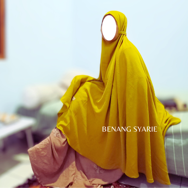 KERUDUNG BERGO MARYAM JUMBO CRINGKEL AIRFLOW PREMIUM XXL TALI 110X120 OVAL / JILBAB KHIMAR TALI CRIN