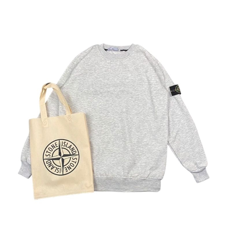 Crewneck Stonne Islandd Unisex pullover Free totebag