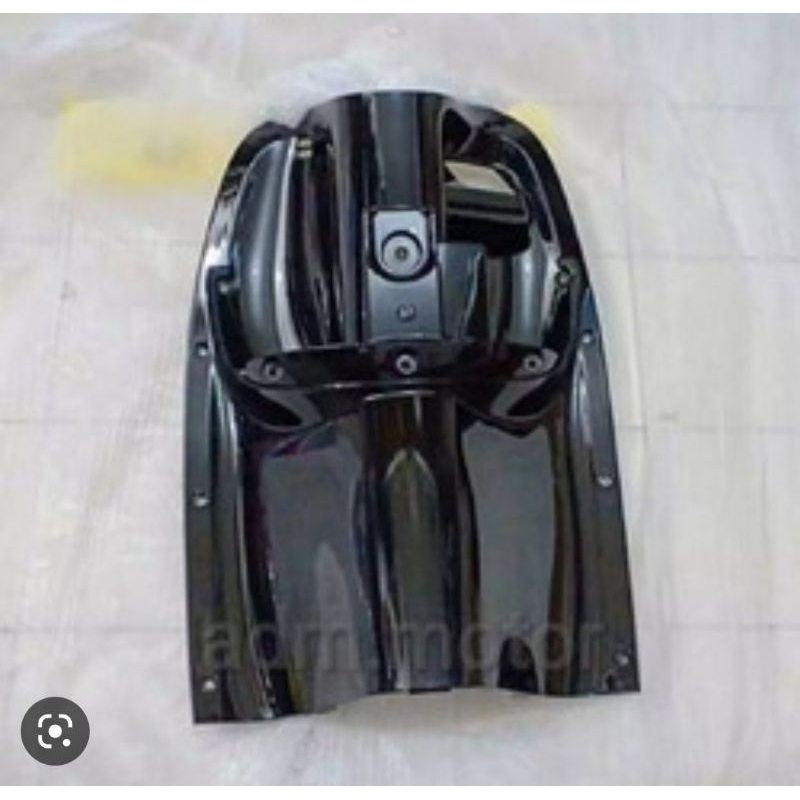 cover inner leksil kantong tengah Scoopy fi 2015 2016 hitam kilap original