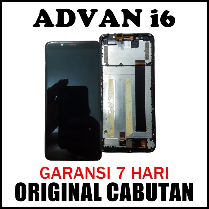 LCD ADVAN I6 / I55K ORIGINAL CABUTAN LCD+FRAME TESTED