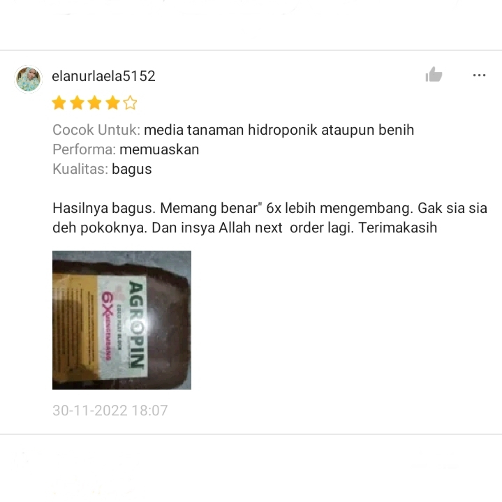 cocopeat media tanam mengembang 6X (Putar video produk)