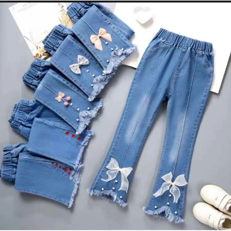 grosir!!! celana jeans anak cewek 2-9 tahun