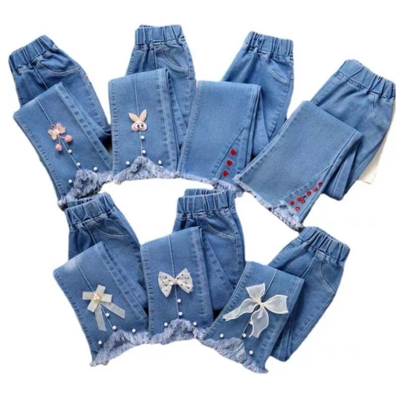 grosir!!! celana jeans anak cewek 2-9 tahun