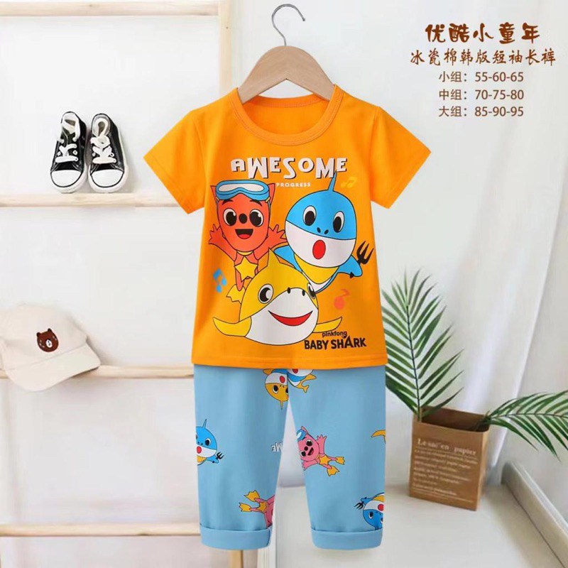 SALE!! CP 4-6 TAHUN | BAJU TIDUR ORGANIK ANAK | CP012 | PIYAMA IMPORT ANAK | SETELAN TIDUR IMPORT BAHAN KATUN ORGANIK