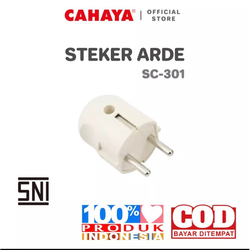 STEKER ARDE COLOKAN LISTRIK Merk CAHAYA SC-301 Saklar