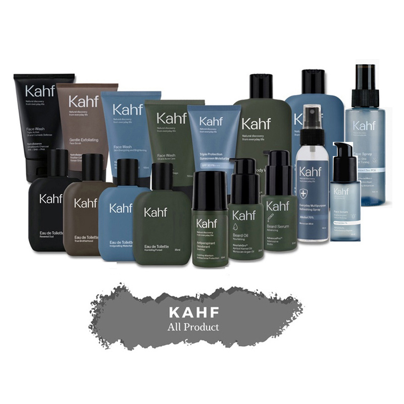 KAHF Men Face Wash | Triple Protection Sunscreen Moisturizer | Deodorant | Eau De Toilette