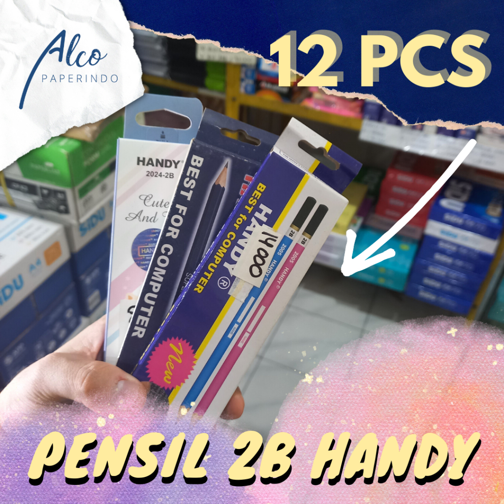 

Grosir Pensil Handy 2B isi 12 pcs