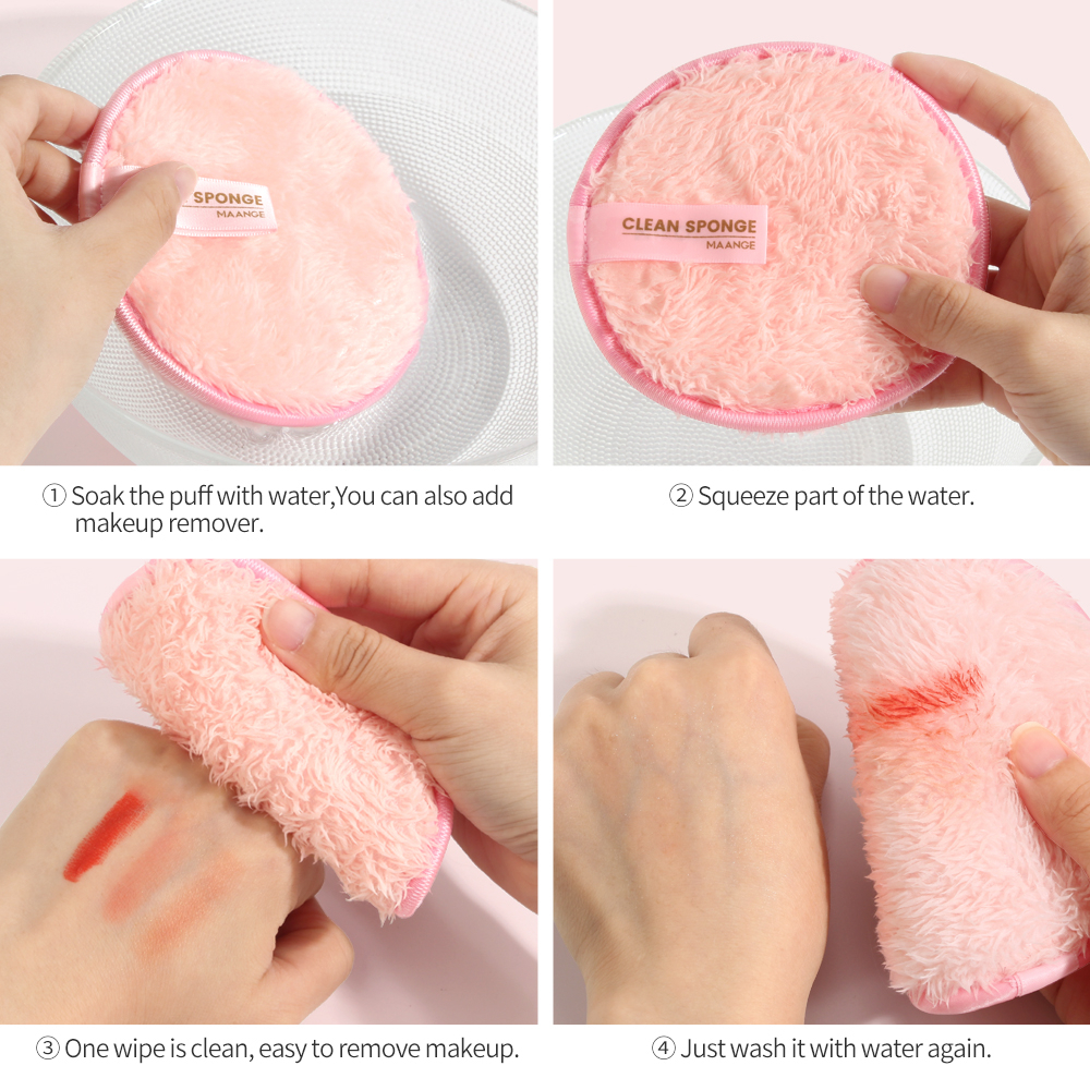 MAGEFY Makeup 3D Remover Make Up Spon Cuci Muka Pembersih Wajah Penghapus Riasan Wajah 5977