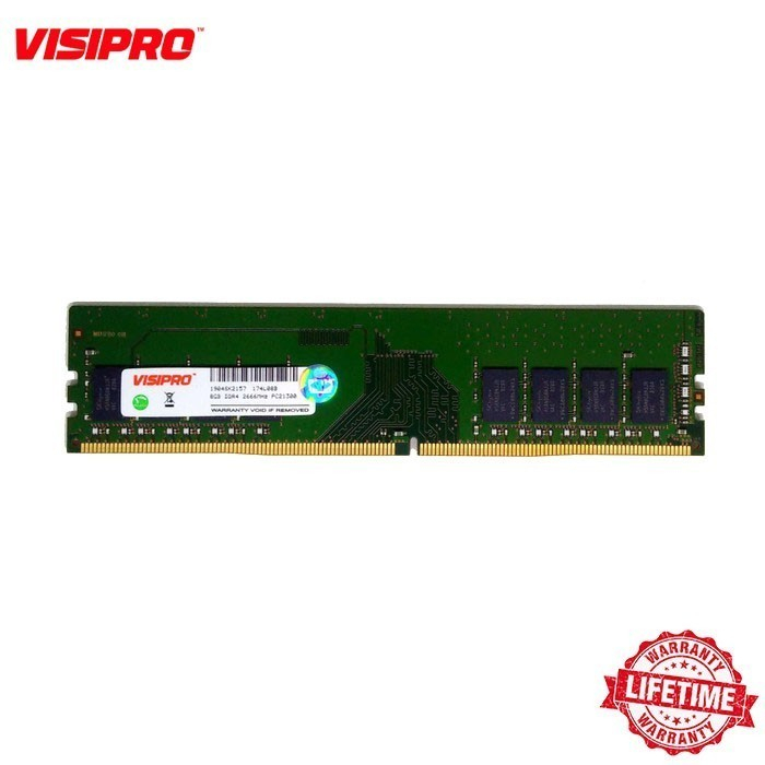 MEMORY RAM VISIPRO DDR4 8GB PC-21300 / VISIPRO DDR4 8 GB 2666MHZ