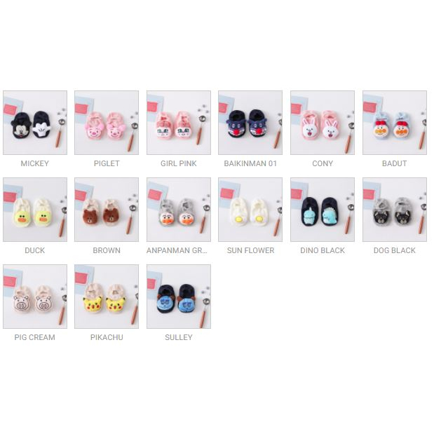 Kaos Kaki Bayi Boneka Karakter 3D Sepatu Bayi Lucu TANPA Rattle Anti Slip Murah Baby Sock bb11